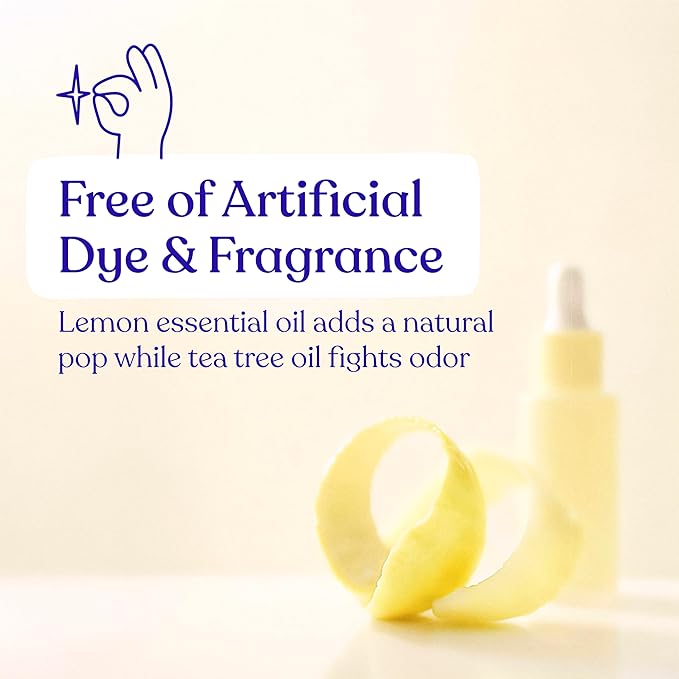 Lazy Coconuts Toilet Bowl Cleaner Strips - 60 Cleans, Plastic-free, Dye-free, With Lemon Essential Oil