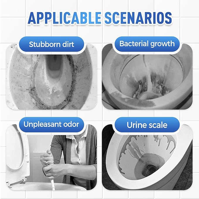 Foam Toilet Cleaner, 2025 Upgrade Toilet Bowl Cleaner, Advanced Bathroom Cleaner for Home, Non-Toxic Toilets Cleaning Powder with Families (1)