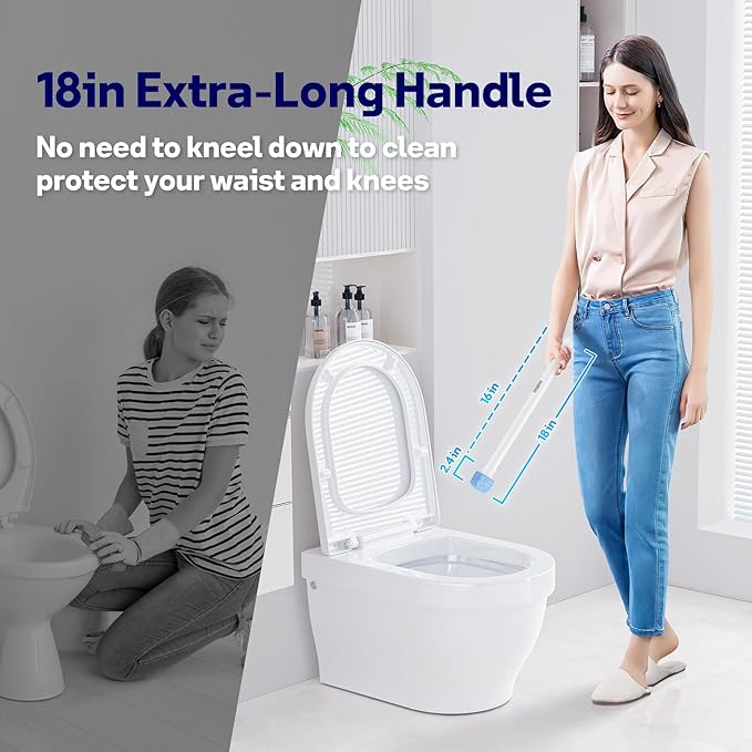 8 Pack in 2 Cans Heads,Replacement Pumice Toilet Bowl Cleaning, for Cleaning Toilets, Bathtubs, Grills, Swimming Pools, Sinks