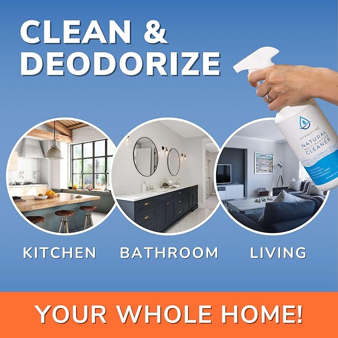 Natural Multipurpose Surface Cleaner, 32 fl oz Spray Bottles, 12 Pack