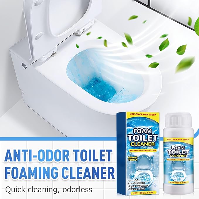 Foam Toilet Cleaner, 2025 Upgrade Toilet Bowl Cleaner, Advanced Bathroom Cleaner for Home, Non-Toxic Toilets Cleaning Powder with Families (3)