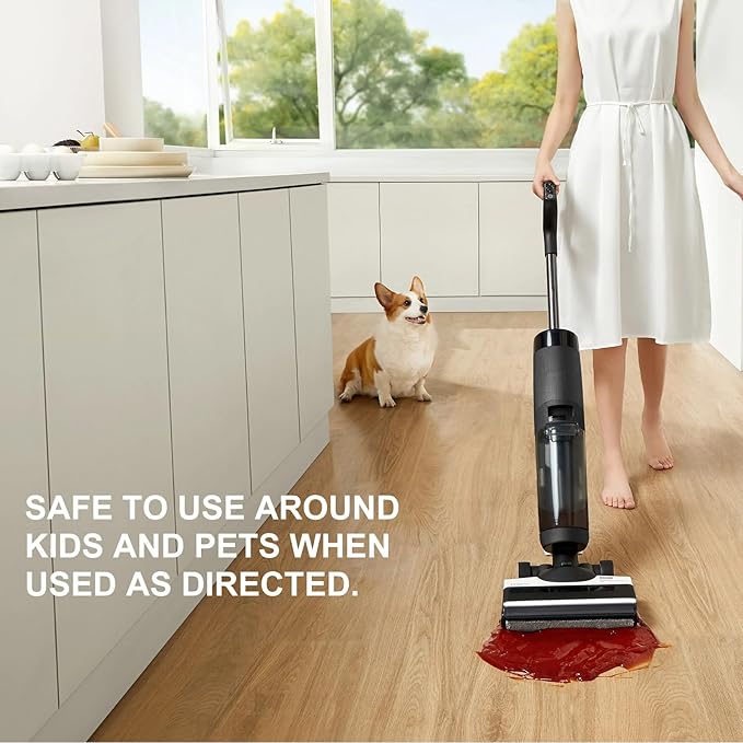 Floor Cleaner 1000ml Lavender Scent Compatible with Tineco Cleaning Solution, Residue & Streak Free, Suitable for All Robot Vacuum Cleaners and Wireless Wet Dry Dual-Use Vacuum Cleaners (Lavender)