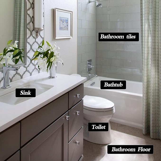 12Pack Pumice Stone for Toilet Cleaning Bowl Stick,Powerfully Cleans Hard Water Rings, Calcium Buildup & Stains, Suitable for Cleaning Toilet, Bathtubs, Kitchen Sink, Grill