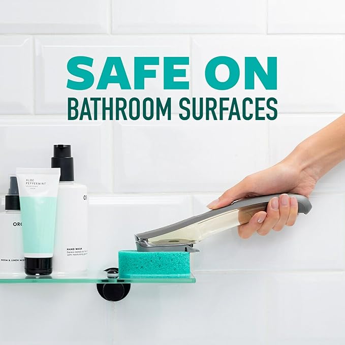 Scotch-Brite Swift Scrub Tub & Shower Wand Refills, Ideal for Bathroom Buildup, Glass Door, Shower and Bath Cleaner, Soap Scum Remover, 2 Wand Refills