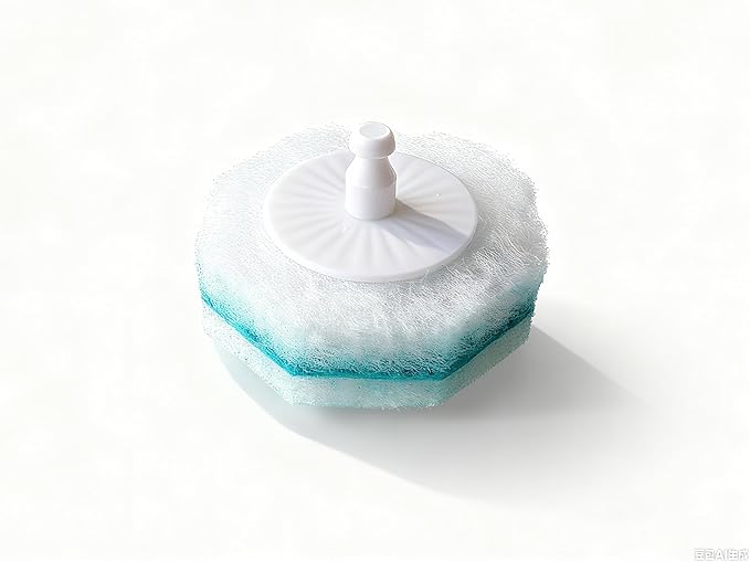 Disposable toilet brush head refills, with purple cleaning agent lavender fragrance, 50 pieces (Jasmine)