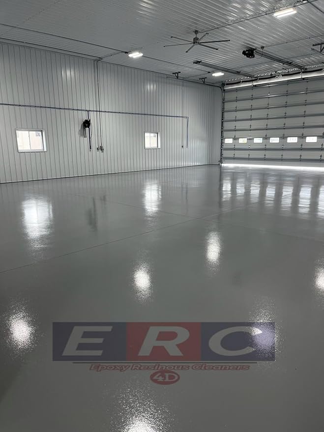 #1 Epoxy Cleaner – 1 Quart Concentrate | Makes 5+ Gallons | No Haze or Sticky Residue | Removes Tire Marks, Oil & Grime from Epoxy Floors, Garage Coatings & Sealed Concrete