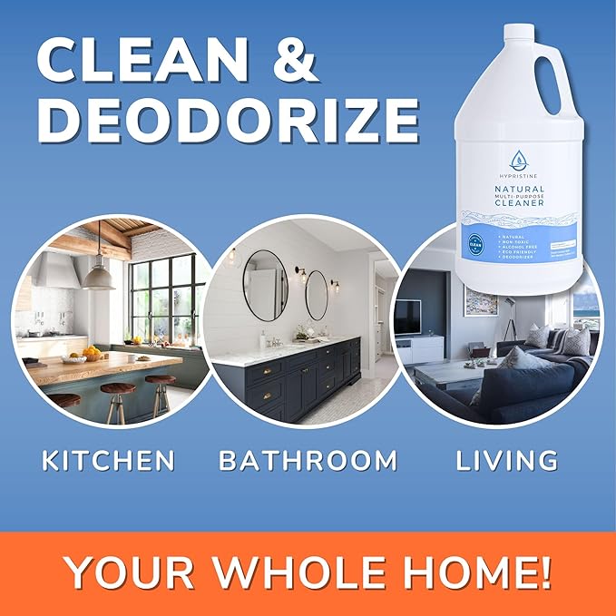 Natural Multipurpose Surface Cleaner, 128 fluid Ounce Bottle, 4 Pack