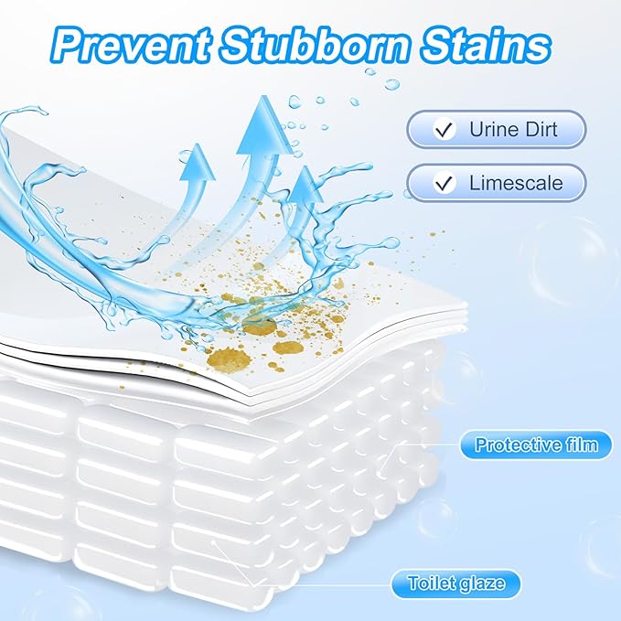 KIISIISO Toilet Bowl Cleaner Tablets 80 PACK, Automatic Bleach Toilet Tank Cleaners, Bathroom Long-Lasting Freshness, Slow-Releasing Powerful Deodorizing & Descaling