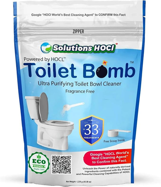 Toilet Cleaner Bomb - 33 Treatments Fragrance Free