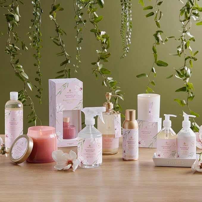 Thymes Home Fragrance Mist – Room Air Fresheners for Home Long Lasting – Air Freshener Spray – Premium Home Fragrance – Airy Notes of Willow, Magnolia, Mandarin & Jasmine (Magnolia Willow, 3 oz)