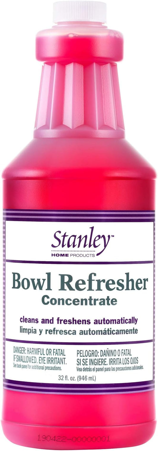Stanley Toilet Bowl Cleaner & Deodorizer Concentrate 32 oz – Wild Rose Scent – Septic‑Safe Bowl Refresher – Cleans Stains & Residue with Each Flush (Pack of 1)