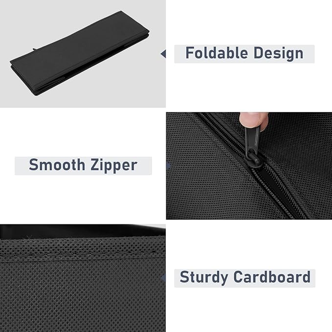 DIMJ Drawer Organizer Clothes Storage - 20 Pack Baby Dresser Organizer for Nursery, Foldable Closet Drawer Organizer Bins for Bedroom Organization, Fabric Storage Dividers for Socks, Underwears, Bras