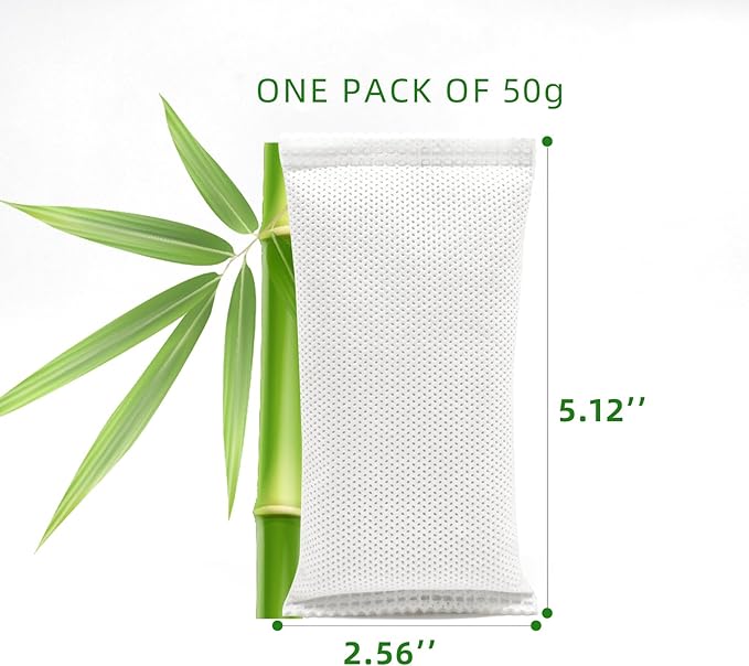 10 Pack Shoe Deodorizer,Activated Charcoal Odor Absorber,Reusable Odor Eliminator for Shoes,Gym Bags,Pet,50g/Pack