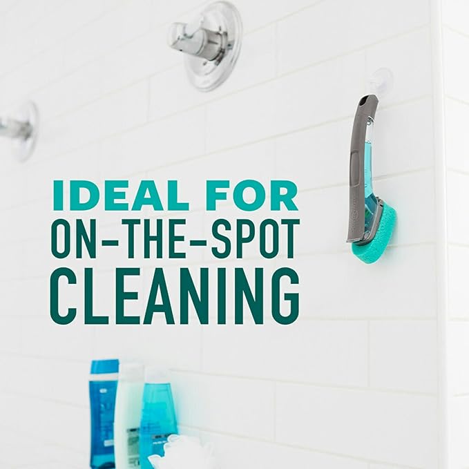 Scotch-Brite Scrub Tub & Shower Wand, Ideal for Bathroom Buildup, Glass Door, Shower and Bath Cleaner, Soap Scum Remover, 1 Wand