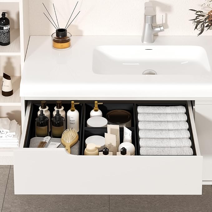 DIMJ Drawer Organizer Clothes Storage - 20 Pack Baby Dresser Organizer for Nursery, Foldable Closet Drawer Organizer Bins for Bedroom Organization, Fabric Storage Dividers for Socks, Underwears, Bras