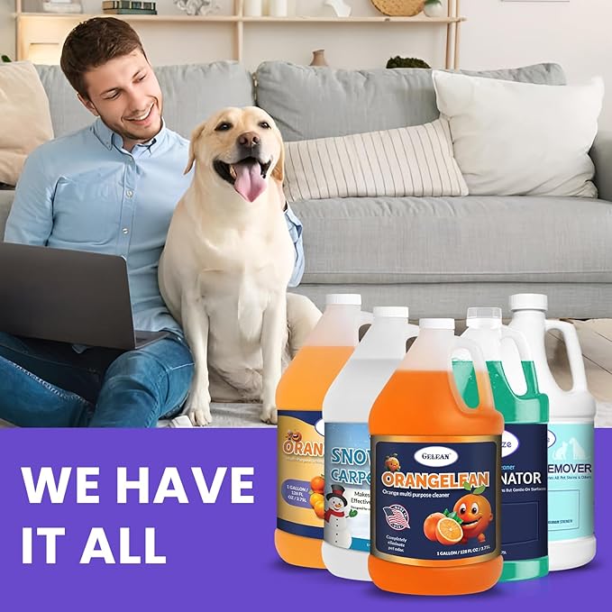 Multi Purpose Cleaner Pet Odor eliminator 64oz - Concentrate MAKES 32 GALLON - MADE IN USA- pH Neutral - Strong Floor Cleaner Odor eliminator - Stain Remover Cleaner & Deodorant (64 Fl Oz, Lavender)