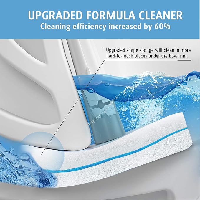 50 Count Toilet Wand Refills Compatible with Clorox Disposable Toilet Brush