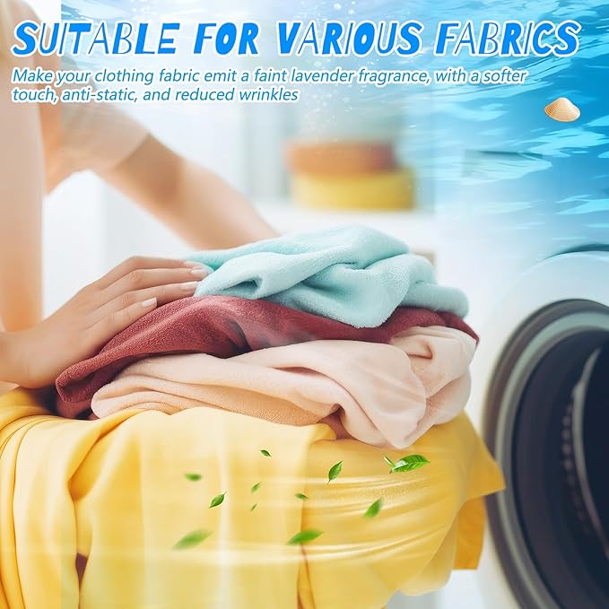 600 Count Dryer Sheets Bulk Fabric Softener Sea Salt Scent Dryer Sheets Naturally Softens and Removes Static Cling, Ideal for Large Households, Sensitive Skin