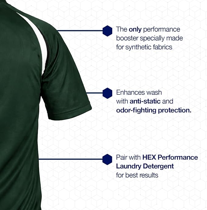 HEX Performance Stain & Stink Remover, Unscented, 22oz - Designed for Activewear, Eco-friendly