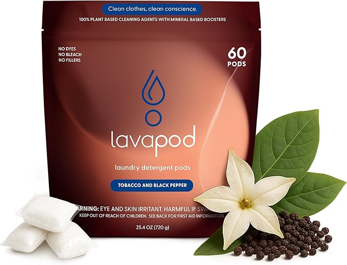 Luxury Laundry Pods - Plant-Based Detergent with Master Perfumer Fragrances - Made in USA - 60 Count