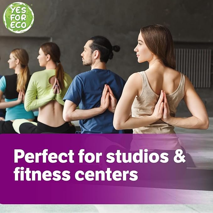 Plant-Based Eco-Conscious Fitness Wipes | Infused with Lavender & Tea Tree Oil | All-Purpose Cleaning Wipes for Yoga, Pilates, and Gym Equipment (700 Count (Pack of 1))