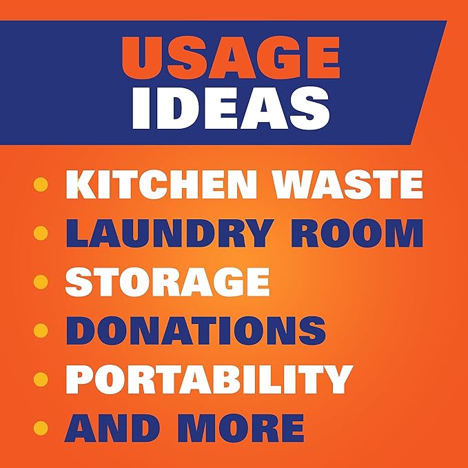 Hefty Ultra Strong Tall Kitchen Trash Bags, Lavender & Sweet Vanilla Scent, 13 Gallon, 80 Count