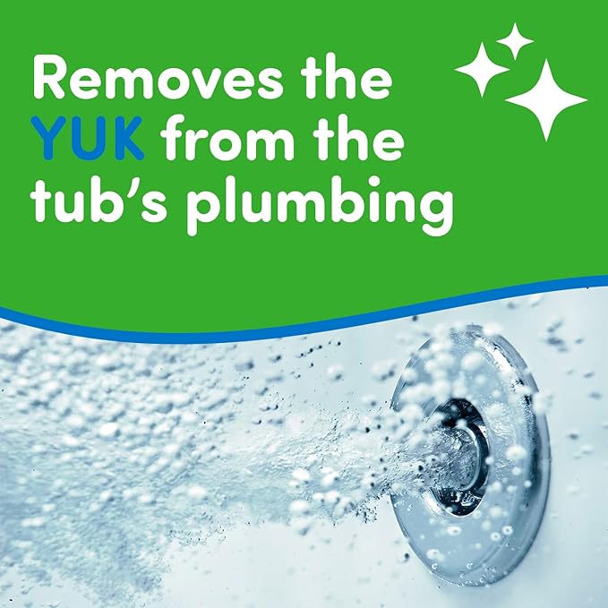 Oh Yuk Jetted Bathtub Cleaner Concentrate - 2 Single-Use Travel Pouches