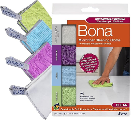 Bona® Microfiber Cleaning Cloths Multipack