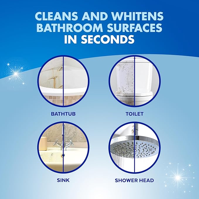 Lysol Mold & Mildew Remover Spray, Bathroom & Shower Cleaner, Disinfectant Spray, Stain Remover with Bleach, Tough on Black Mold, Multipurpose Cleaner for Home and Kitchen, 32oz (Pack of 4)