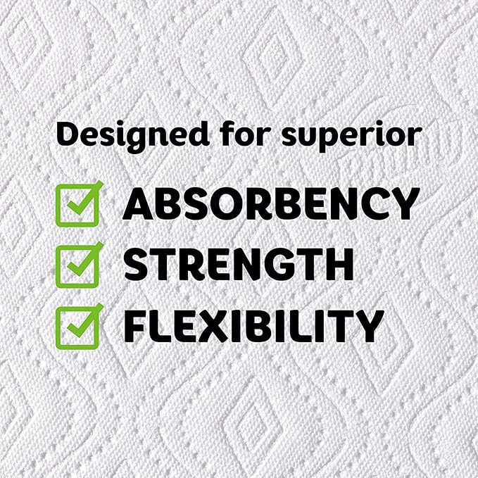 Bounty Quick Size Paper Towels, White, 8 Family Rolls = 20 Regular Rolls (Packaging May Vary)