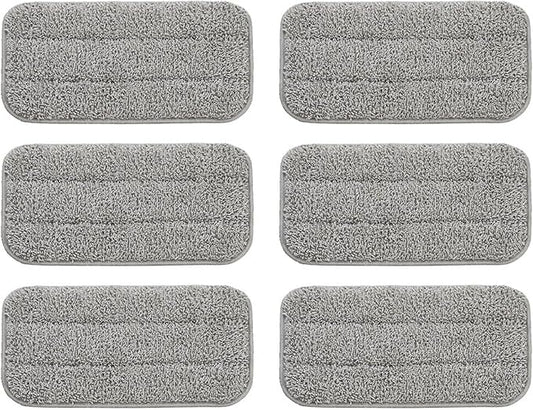 Steam Mop Pads for Floor Cleaning, Washable and Reusable Replacement Mop Pads 6pack