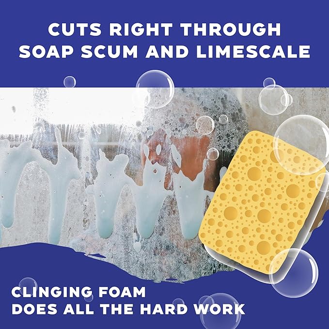 Don Aslett Showers and Stuff (32 Oz Spray Bottle, Pack of 2) Hard Water Stains and Soap Scum Remover | Cleans Bathroom Rust, Grout Tile Lines, Fiberglass Tub, Glass Shower Door Surfaces