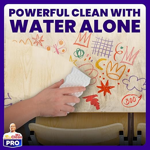 Mr. Clean Pro Magic Eraser Ultra Pro - Heavy Duty Cleaning Sponges - Commercial Grease and Stain Removal - Bulk Pack 26 Count - Professional Grade for Businesses, Hotels, Facilities, Industrial Use