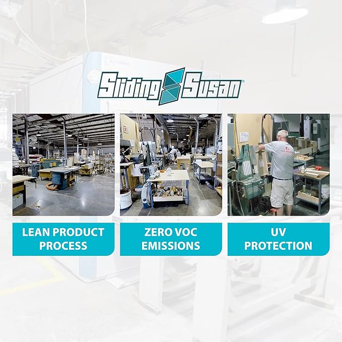 SlidingSusan Pull Out Drawer Organizer for Cabinets, Gliding Soft Close Shelves for Kitchen, Pantry, Bathroom, & Storage Organization, Hard Rock with MDF Core, 14 Inch Wide x 21 Inch Deep