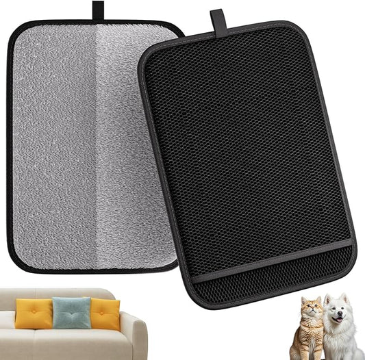 Pet Hair Removal Glove, Reusable Pet Hair Remover Tool with Larger Cleaning Space, Electrostatic Pet Hair Gloves for Couch, Carpet, Clothing, Car Seat