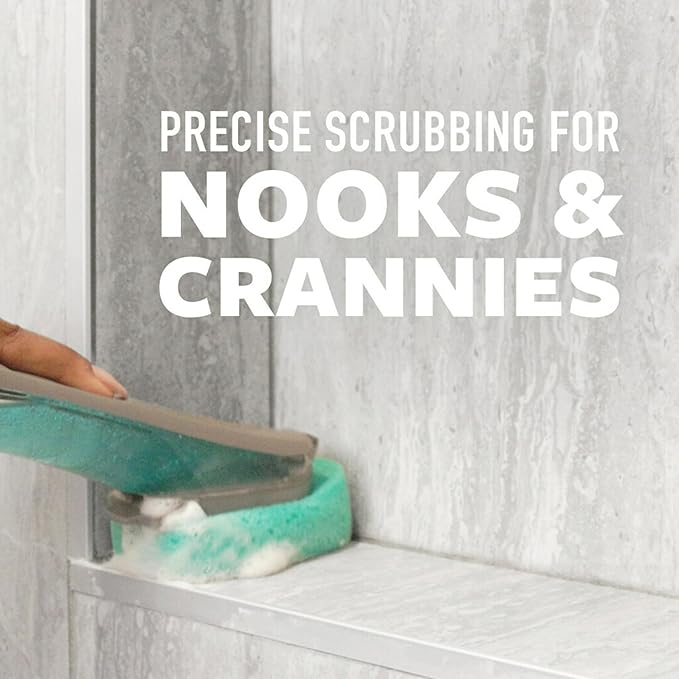 Scotch-Brite Swift Scrub Tub & Shower Wand Refills, Ideal for Bathroom Buildup, Glass Door, Shower and Bath Cleaner, Soap Scum Remover, 2 Wand Refills