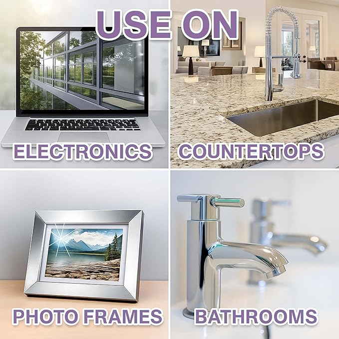 Ultra Clear Platinum Glass Cleaner, Crystal Clear Streak-Free Shine Polished Finish, for Commercial and Residential Use Lavender Fresh, 5 Gallons