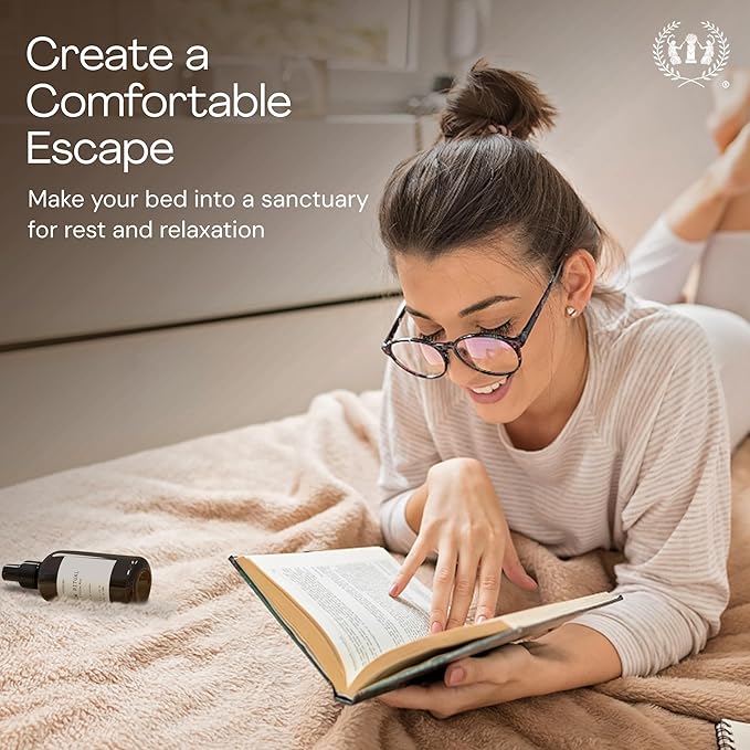 Muse Apothecary Pillow Ritual - Aromatic, Calming and Relaxing Pillow Mist, Linen and Fabric Spray - Infused with Aromatherapy Essential Oils - 4 oz, Bergamot + French Lavender + Sandalwood, 2 Pack