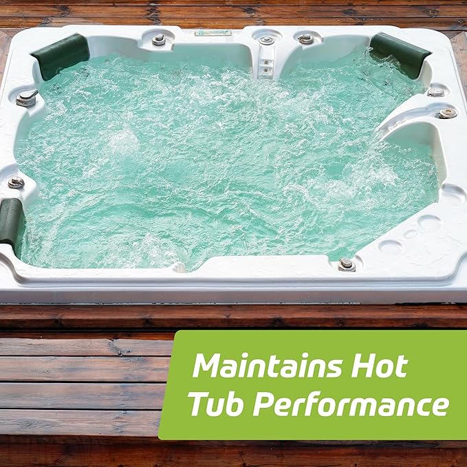 Velocity Hot Tub Cleaner – 2 Uses Per Bottle. Spa Cleaner, Removes Buildup for Instant Clear Water