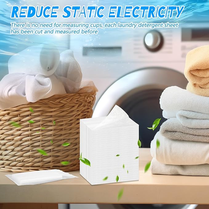 600 Count Dryer Sheets Bulk Fabric Softener Sea Salt Scent Dryer Sheets Naturally Softens and Removes Static Cling, Ideal for Large Households, Sensitive Skin