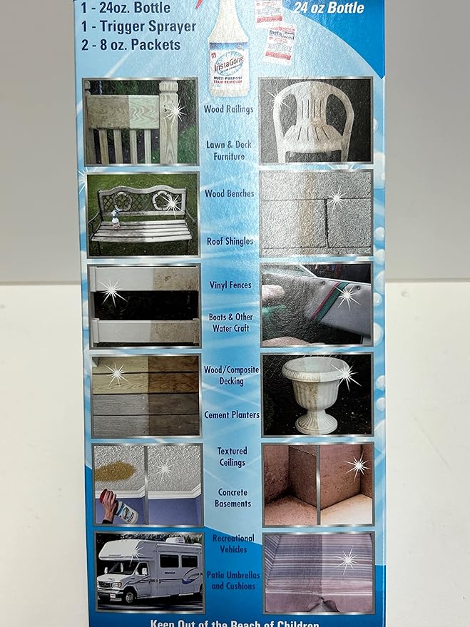 Cleaning Supplies, All Purpose Cleaner, 0.8oz 25 pcs Refill Packs, 24oz Bottle, and Garden Hose Attachment set. Household Essentials, Household Cleaning, For Indoor and Outdoor use