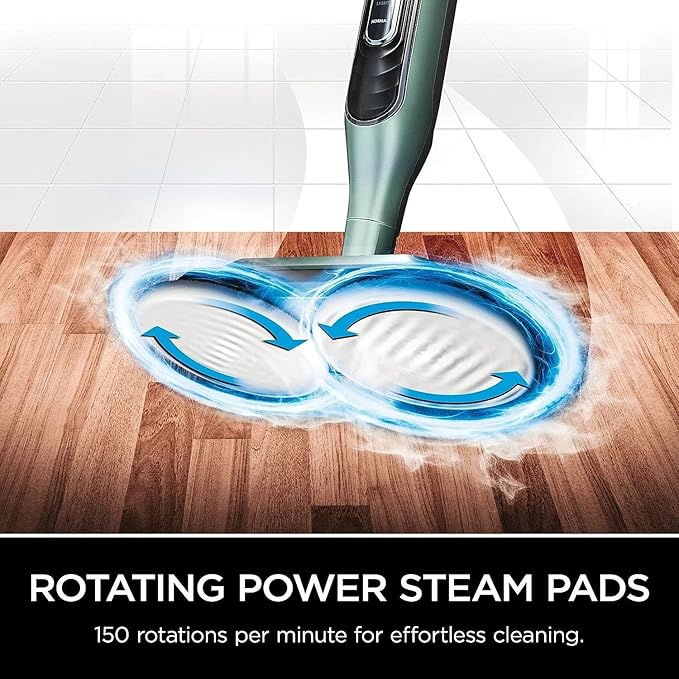 Shark S7000AMZ Steam & Scrub All-in-One Scrubbing and Sanitizing Hard Floor Steam Mop, Pure Water (Renewed)