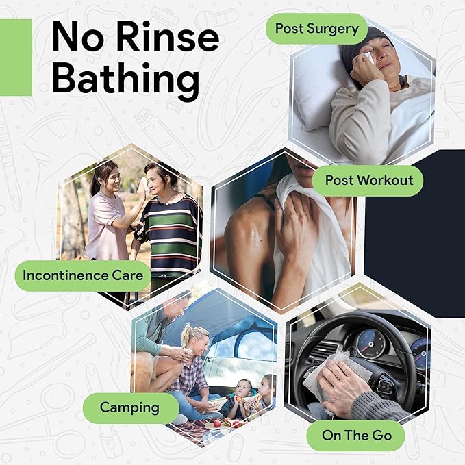 Disposable Body Wipes For Adults 400 Count (10 x 40 Packs) -Premoistened Washcloths For Elderly Bathing Infused With Aloe and Lanolin -Alcohol-Free Adult Wet Wipes, Extra Large 8” x 12” Wash Cloth