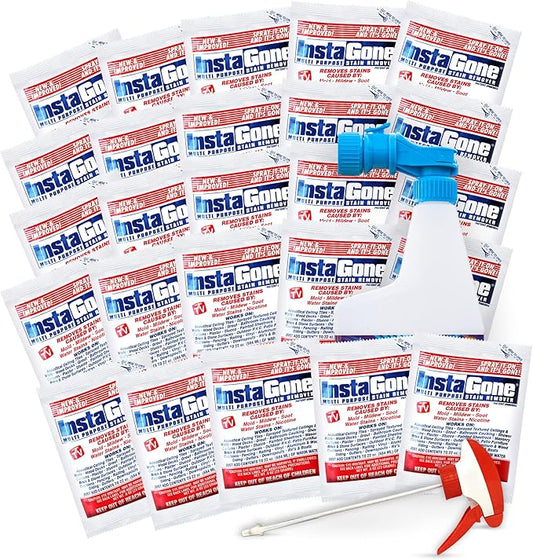 Cleaning Supplies, All Purpose Cleaner, 0.8oz 25 pcs Refill Packs, 24oz Bottle, and Garden Hose Attachment set. Household Essentials, Household Cleaning, For Indoor and Outdoor use