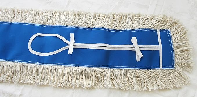 36" Industrial Strength Washable Cotton Dust Mop Refill, Replacement Head for Home & Commercial Use, Fits 36 Inch Frame, Cleans Hardwood, Laminate, Concrete, or Other Floor Systems (36")