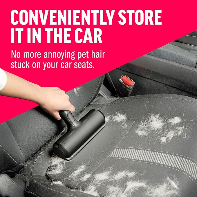 ChomChom Roller Pet Hair Remover and Reusable Lint Roller - Original White, Black Cat and Dog Hair Remover